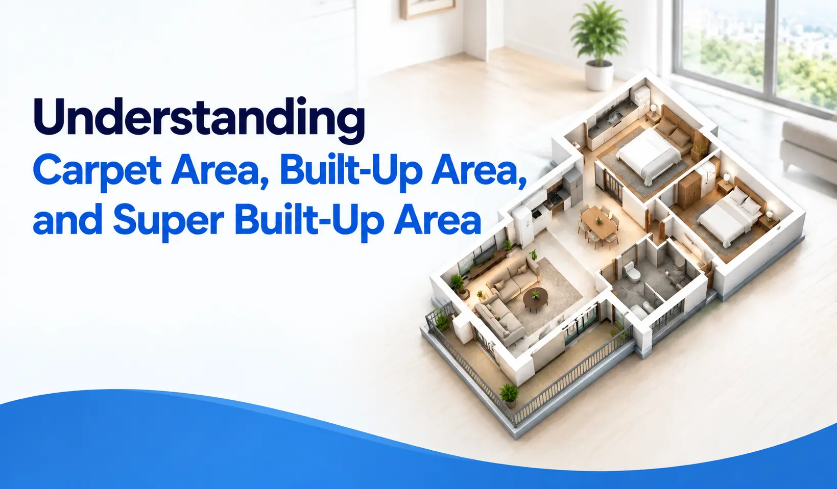 Understanding Carpet Area, Built-Up Area & Super Built-Up Area